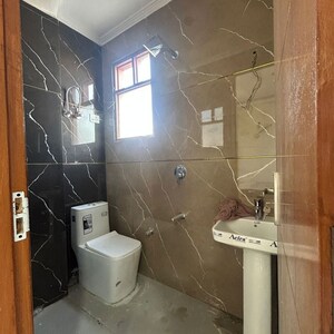 Bathroom in 3 BHK Builder Floor at Chattarpur – for Rent