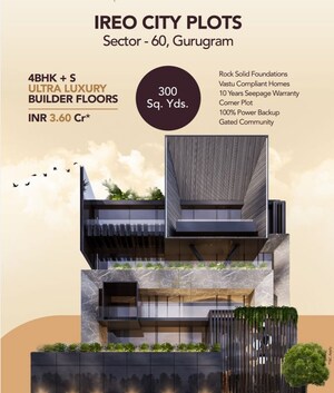 Living Room in 4 BHK Builder Floor at Ireo City Plots, Sector 60 – for Sale