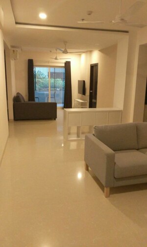 Living Room in 4 BHK Apartment at Aruna Enclave, Madhapur – for Rent