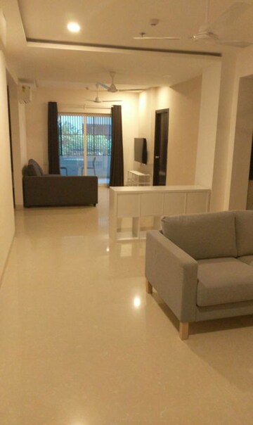 Living Room in 4 BHK Apartment at Aruna Enclave, Madhapur – for Rent