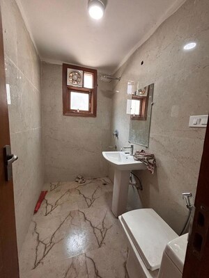 Bathroom in 3 BHK Apartment at Saket – for Rent