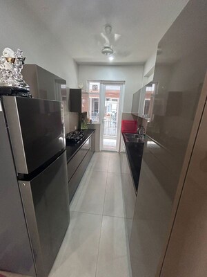 Building Lobby in 3 BHK Apartment at SAV Gulnaar Meadows, Ambala Highway – for Rent