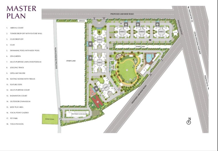 Master Plan, emaar-urban-ascent 2.5 Bedroom 1001 Sq.Ft. Apartment In Sector 112 Gurgaon 9909395