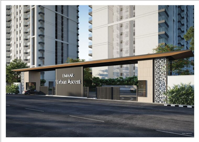 Entrance, emaar-urban-ascent 2.5 Bedroom 1001 Sq.Ft. Apartment In Sector 112 Gurgaon 9909395