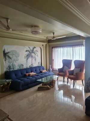 Living Room in 3.5 BHK Apartment at Montana CHS, Andheri West – for Rent