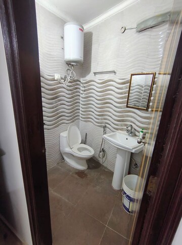 Bathroom in 3 BHK Builder Floor at Saket – for Rent