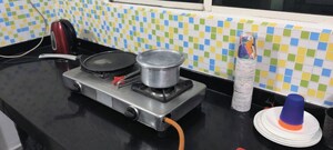 Kitchen in 2 BHK Apartment at Clover Center, Camp – for Rent