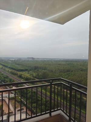 Balcony in 3 BHK Apartment at My Home Tridasa, Tellapur – for Rent