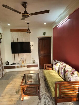 Living Room in 1 BHK Apartment at Satellite Garden, Goregaon East – for Rent