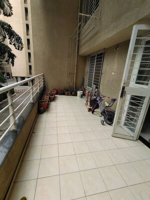 Balcony in 3 BHK Apartment at Hamza Tower Kondhwa, Kondhwa – for Sale
