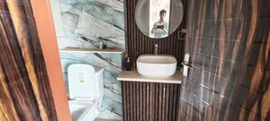 Bathroom in 2 BHK Apartment at SS The Leaf, Sector 85 – for Rent