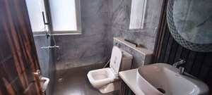 Bathroom in 2 BHK Apartment at SS The Leaf, Sector 85 – for Rent