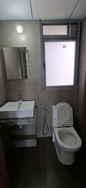 Bathroom in 3 BHK Apartment at Kalpataru Immensa, Kolshet Road – for Rent