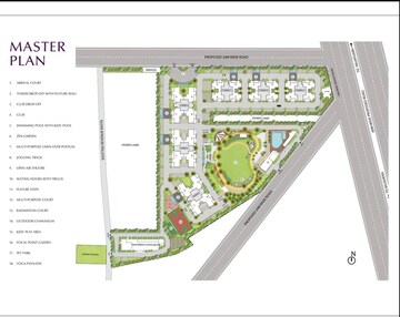 Master Plan in 4 BHK Apartment at Emaar Urban Ascent, Sector 112 – for Sale
