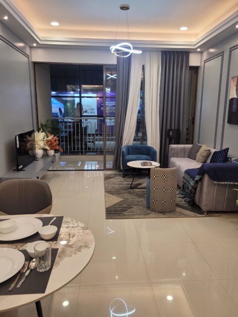 Living Room, kumar-primeview 2 Bedroom 749 Sq.Ft. Apartment In Hadapsar Pune 9909733