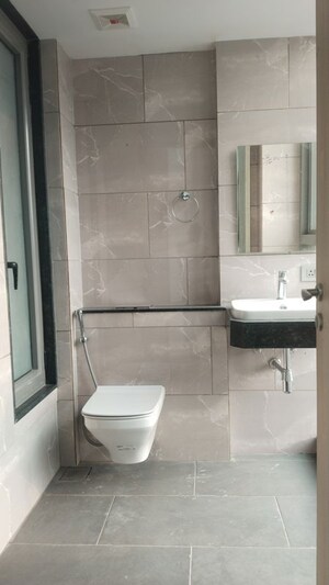 Bathroom in 4 BHK Apartment at Rustomjee Crown, Prabhadevi – for Rent