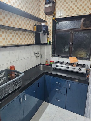 Kitchen in 1 BHK Apartment at Pleasure Garden, Mumbra – for Rent