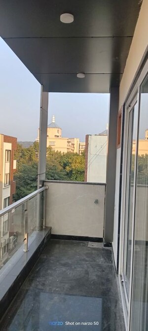 Balcony in 1.5 BHK Builder Floor at Sector 55 – for Rent