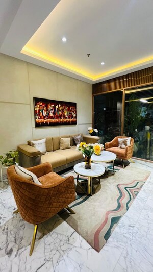 Living Room in 2 BHK Apartment at M3M Heights, Sector 65 – for Rent