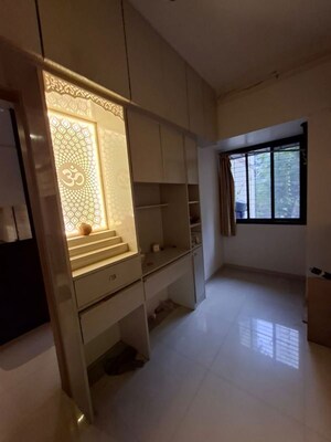 Living Room in 1.5 BHK Apartment at Bhushan Park View CHS, Borivali West – for Rent