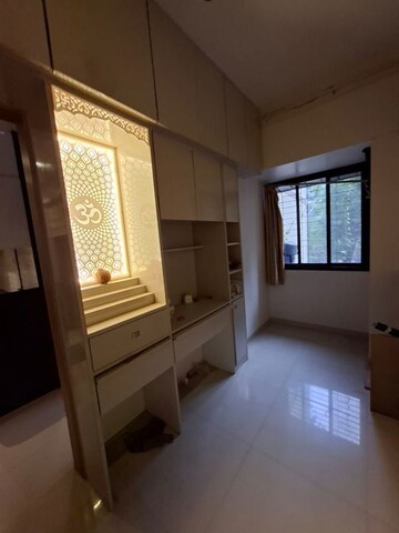 Living Room in 1.5 BHK Apartment at Bhushan Park View CHS, Borivali West – for Rent