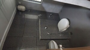 Bathroom in 2 BHK Apartment at Lodha Palava City Lakeshore Greens, Dombivli East – for Rent