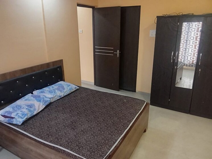 Bedroom, hi-tech-castle 3 Bedroom 1500 Sq.Ft. Apartment In Ulwe Navi Mumbai 9910143