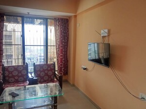 Living Room in 3 BHK Apartment at Hi Tech Castle, Ulwe – for Rent