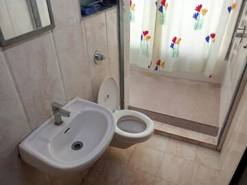 Bathroom in 3 BHK Apartment at Hi Tech Castle, Ulwe – for Rent