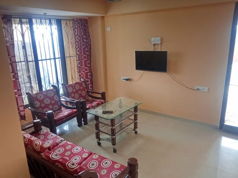 Living Room, hi-tech-castle 3 Bedroom 1500 Sq.Ft. Apartment In Ulwe Navi Mumbai 9910143