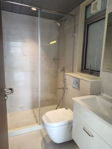 Bathroom in 2 BHK Apartment at Kasturi Apostrophe Hinjawadi, Hinjewadi – for Rent