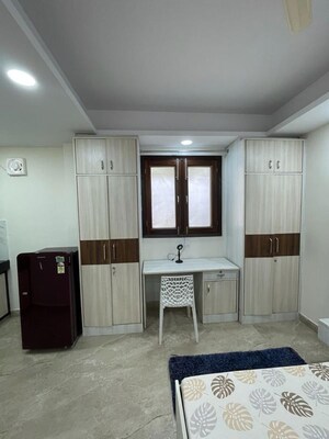 Living Room in Studio Builder Floor at Sector 45 – for Rent