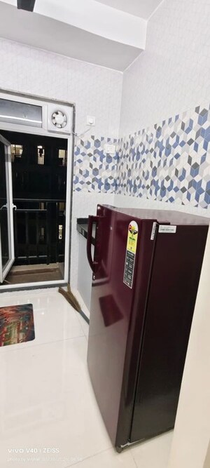 Kitchen in 1 BHK Apartment at Raunak Bliss, Ghodbunder Road – for Rent