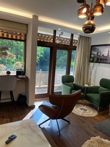 Living Room in 3 BHK Builder Floor at Greater Kailash I – for Rent