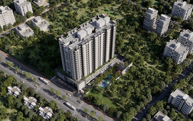 Exterior View, anshul-unity-towers 2 Bedroom 756 Sq.Ft. Apartment In Hadapsar Pune 9910010