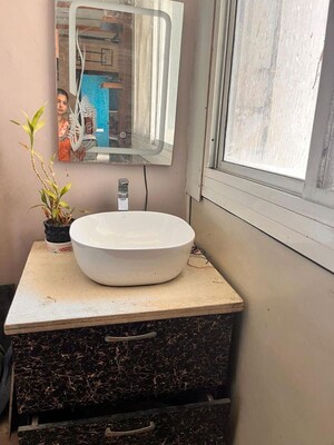 Bathroom in 3 BHK Apartment at Habitech Panch Tatva, Ecotech 12 Greater Noida – for Rent