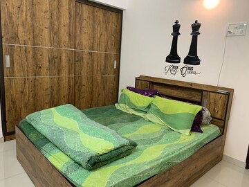 Bedroom in 1 BHK Apartment at Cosmos Enclave, Kasarvadavali – for Rent