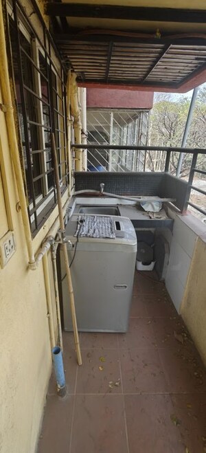 Balcony in 2 BHK Apartment at Dinesh Apartment, Shivajinagar – for Rent