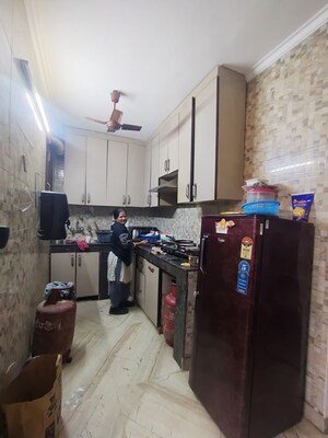 Kitchen in 3 BHK Builder Floor at Malviya Nagar – for Rent