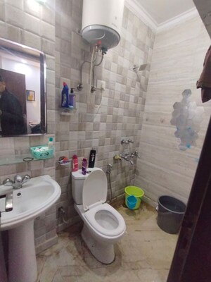 Bathroom in 3 BHK Builder Floor at Malviya Nagar – for Rent