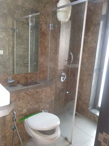 Bathroom in 2 BHK Apartment at L&T Emerald Isle Phase 2, Powai – for Rent