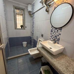 Bathroom in 2 BHK Apartment at Golden Palace, Kanjurmarg East – for Rent