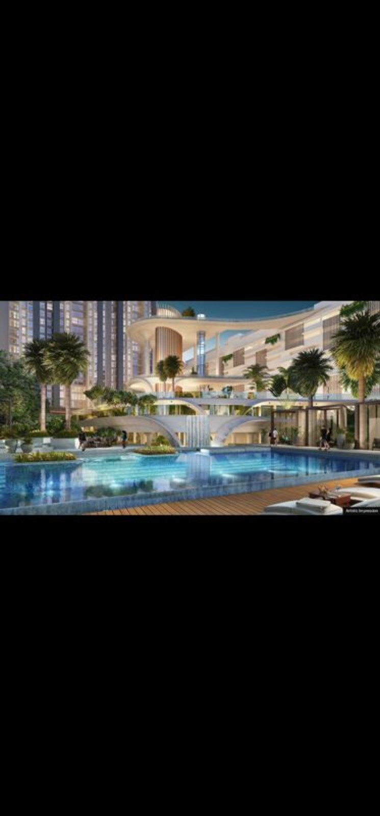 Swimming Pool, raymond-ten-x-vibes 2 Bedroom 685 Sq.Ft. Apartment In J K Gram Thane 9910928