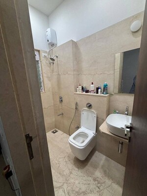 Bathroom in 3 BHK Apartment at Platinum Life, Andheri West – for Rent