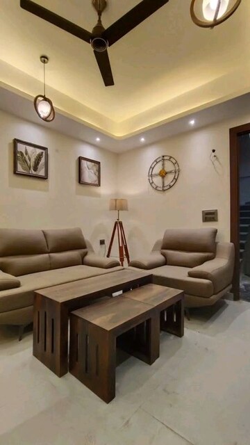 Living Room in 2 BHK Apartment at Risland Sky Mansion, Chattarpur – for Rent
