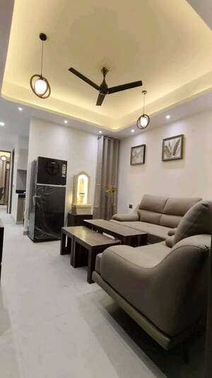 Living Room in 2 BHK Apartment at Risland Sky Mansion, Chattarpur – for Rent
