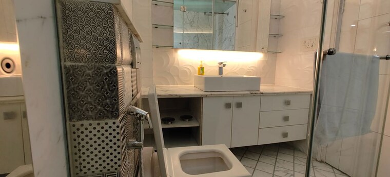 Attached Bathroom, greater kailash i 3 Bedroom 2800 Sq.Ft. Builder Floor In Greater Kailash I Delhi 9910785