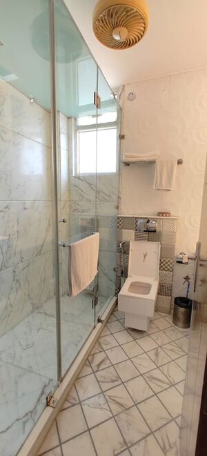 Attached Bathroom in 3 BHK Builder Floor at Greater Kailash I – for Rent