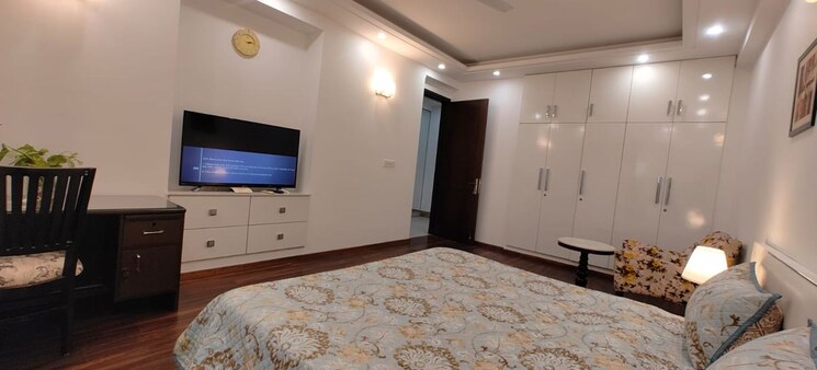 Master Bedroom, greater kailash i 3 Bedroom 2800 Sq.Ft. Builder Floor In Greater Kailash I Delhi 9910785