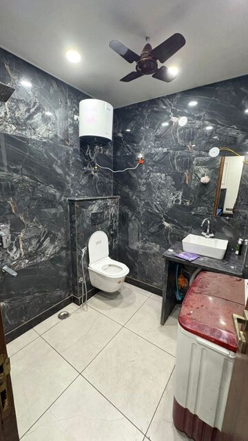 Bathroom in 1 RK Builder Floor at Saket – for Rent